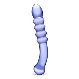 Gläs Gerippter Dildo