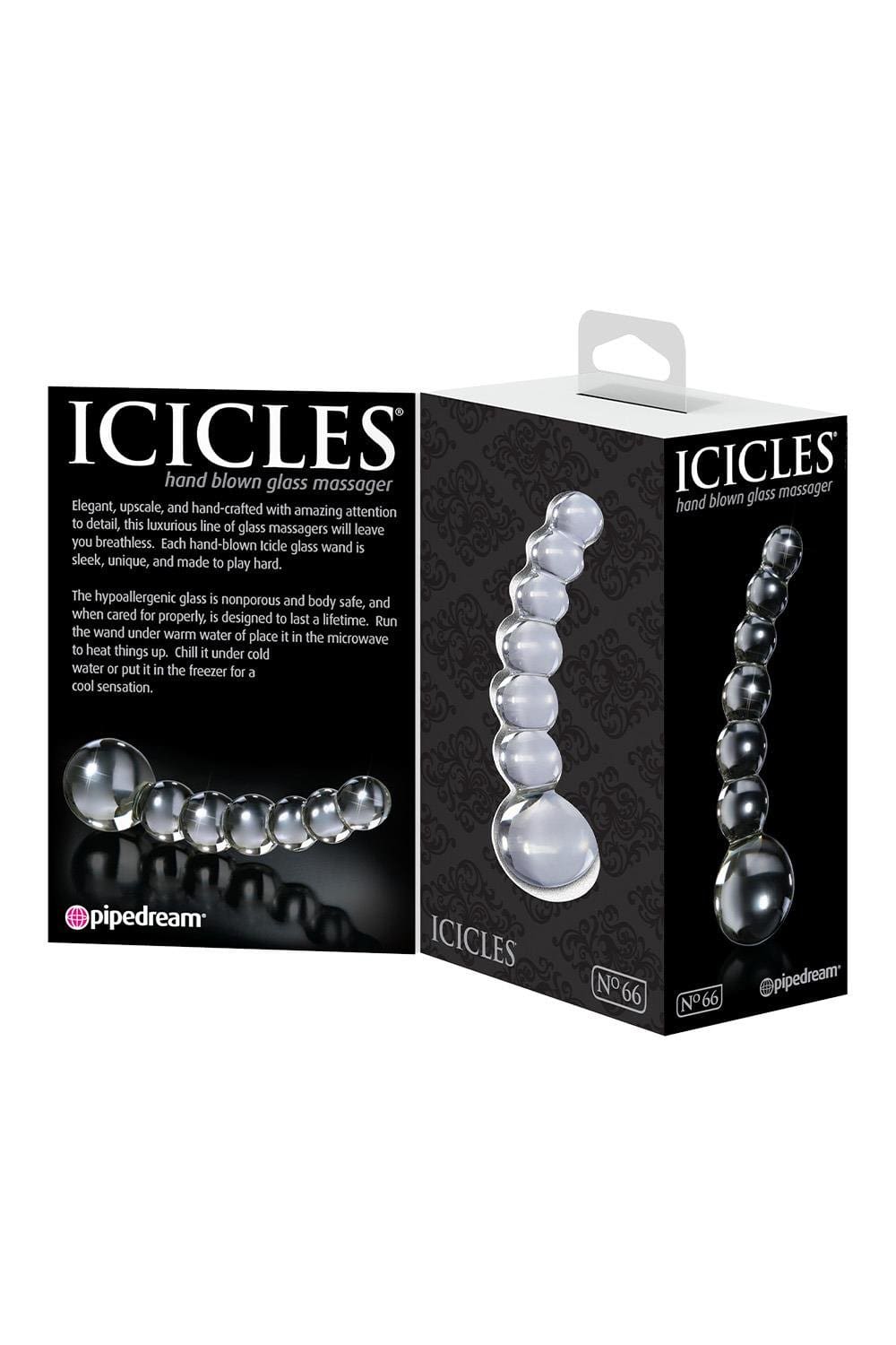 Icicles Geschwungener Kugeldildo – Bild 3