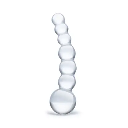 Gläs Geschwungener Kugeldildo