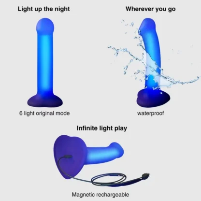 Strap-On-Me Glow LED Dildo – Bild 3