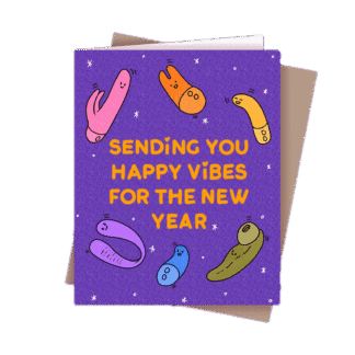 You're Welcome Club Postkarte Happy Vibes