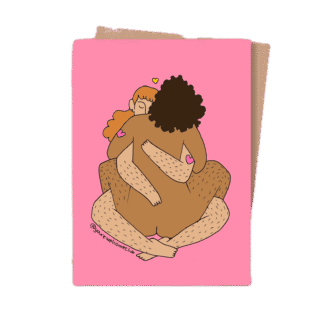 You're Welcome Club Postkarte Hug Me