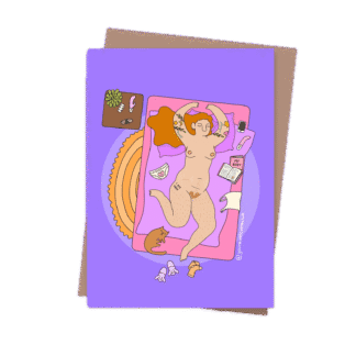 You're Welcome Club Postkarte I Am Free