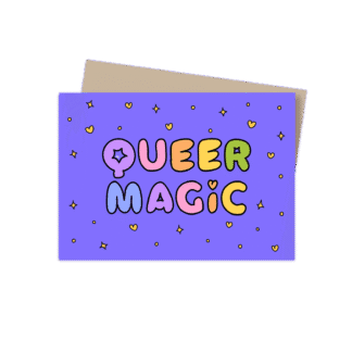 You're Welcome Club Postkarte Queer Magic