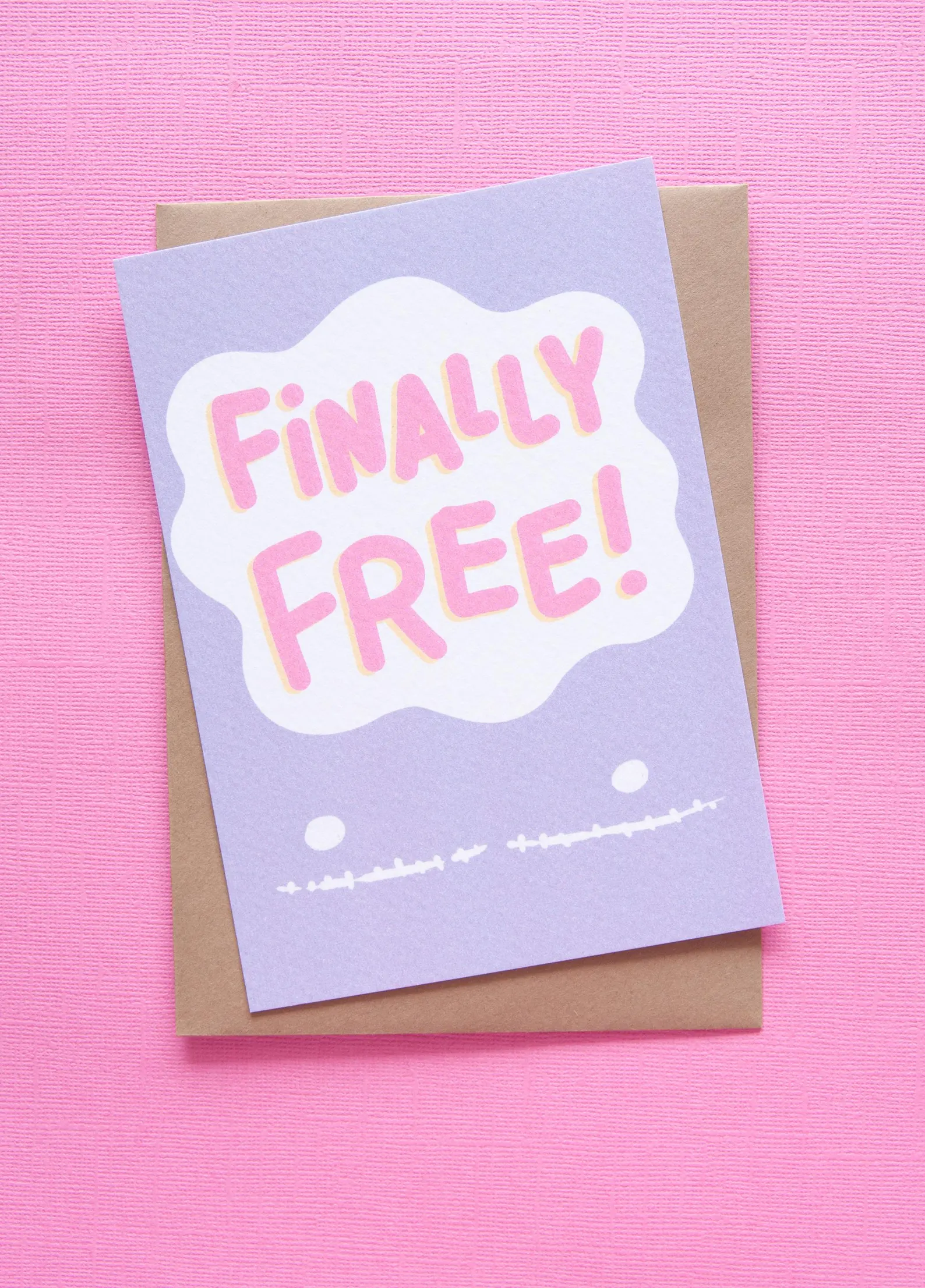 You're Welcome Club Postkarte Finally Free – Bild 3