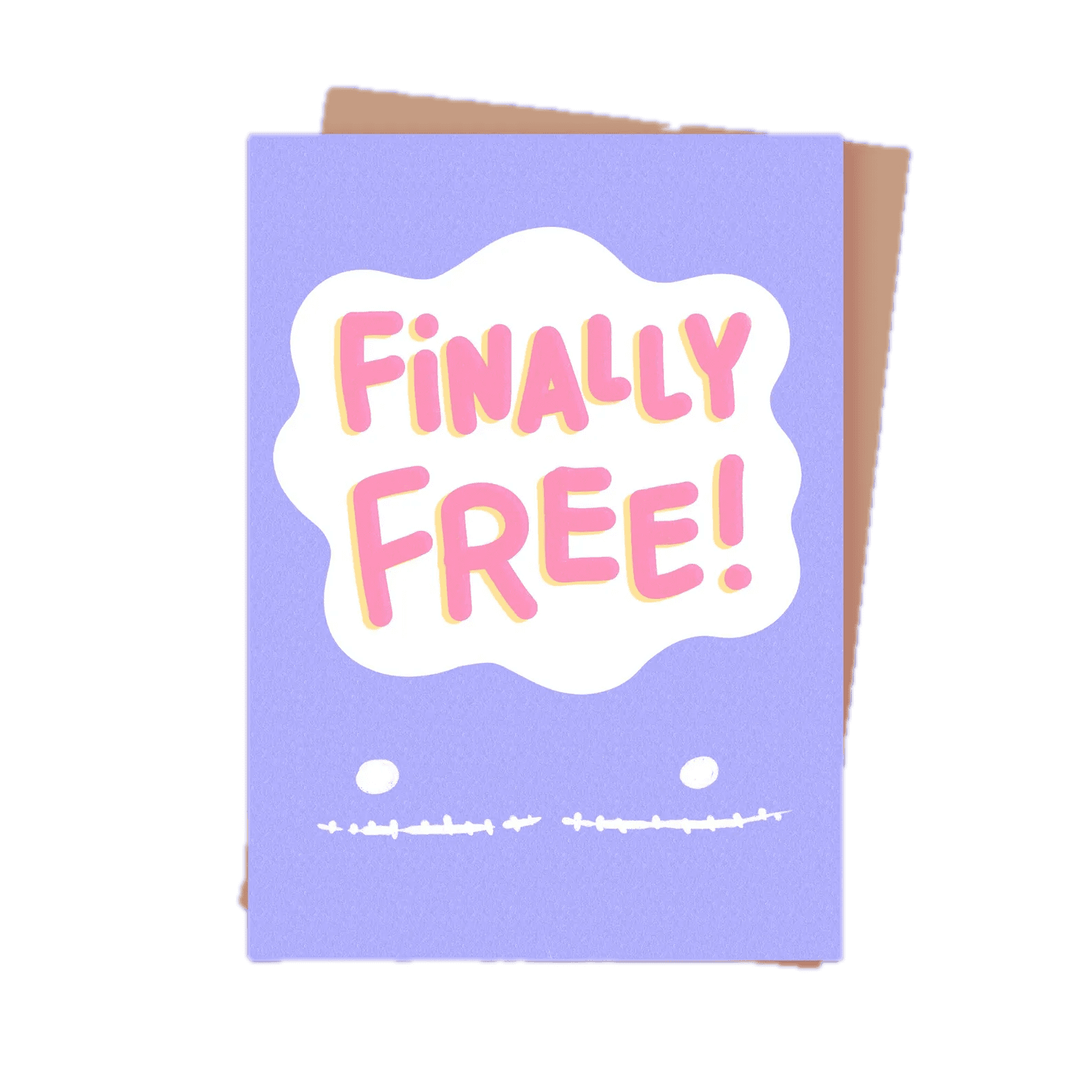 You're Welcome Club Postkarte Finally Free