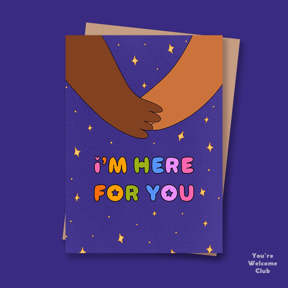 You're Welcome Club Postkarte I'm Here For You – Bild 2