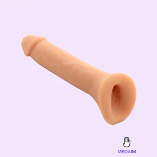 Wet For Her Milo Feelskin Dildo mit FTM Stroker - Hell