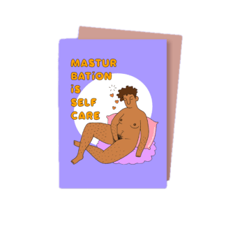 You're Welcome Club Postkarte Masturbation Is Selfcare